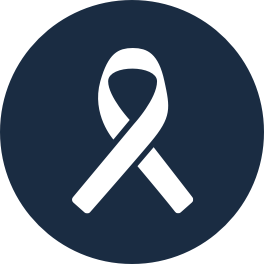 Cancer ribbon icon