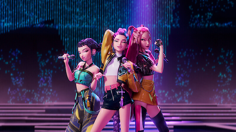 KPOP DEMON HUNTERS - When they aren't selling out stadiums, Kpop superstars Rumi, Mira and Zoey use their secret identities as badass demon hunters to protect their fans from an ever-present supernatural threat. ©2025 Netflix