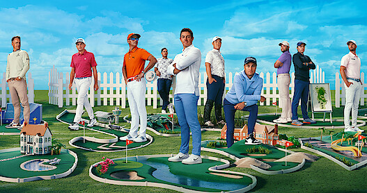 The golfers of 'Full Swing' Season 2