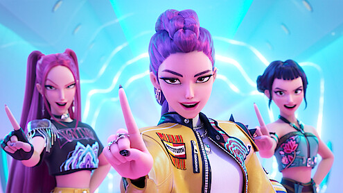Mira, Rumi, and Zoey in 'KPop Demon Hunters'