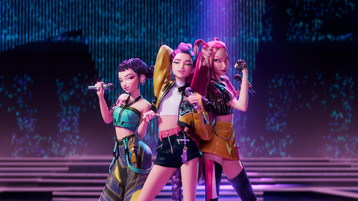 KPOP DEMON HUNTERS - When they aren't selling out stadiums, Kpop superstars Rumi, Mira and Zoey use their secret identities as badass demon hunters to protect their fans from an ever-present supernatural threat. ©2025 Netflix