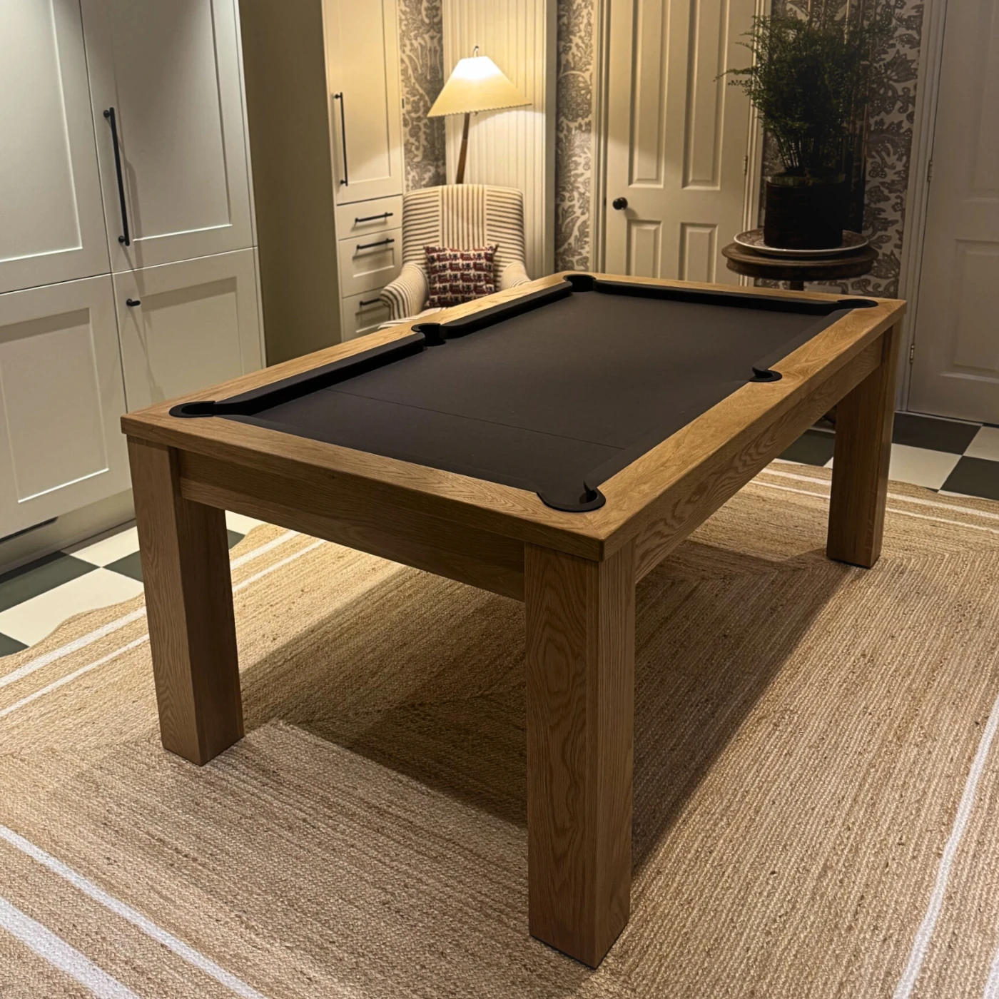 Elixir Natural Oak Pool Dining Table - Home Pool Tables Direct - elixirno