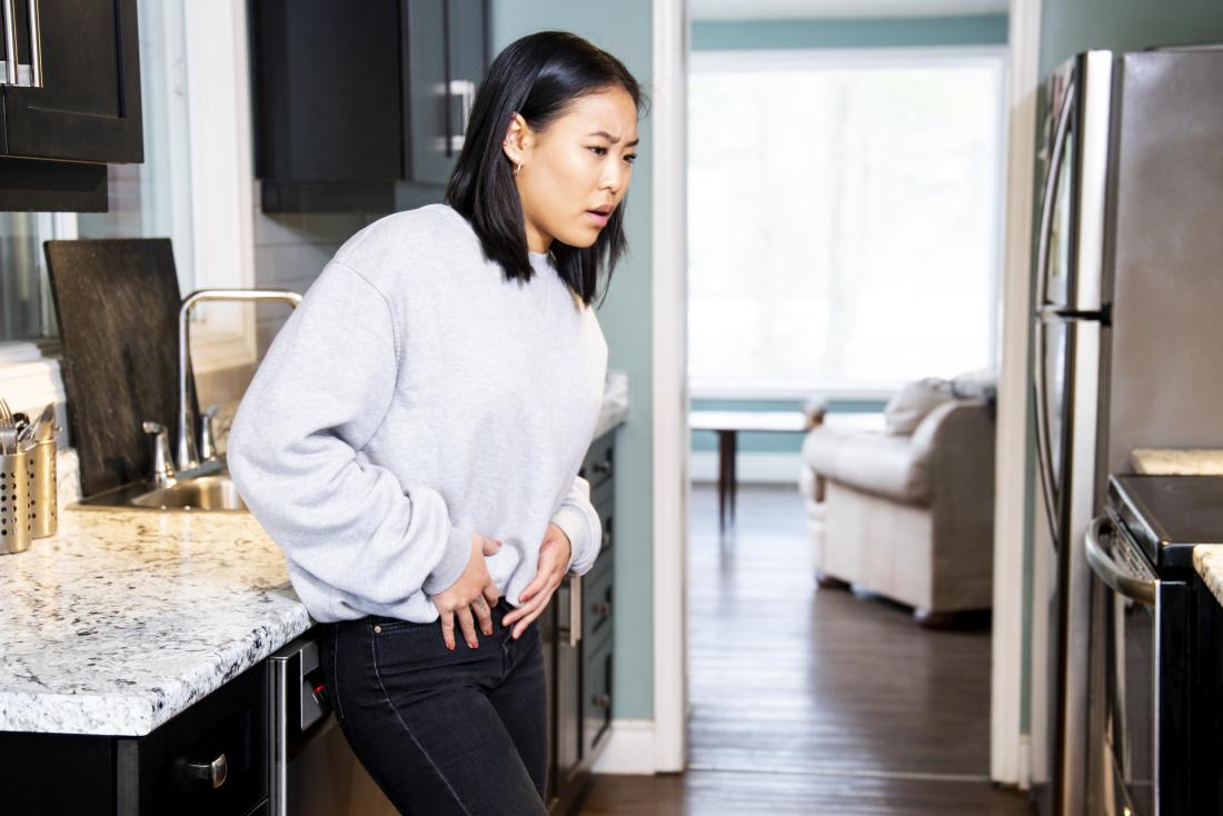 woman with pelvic pain