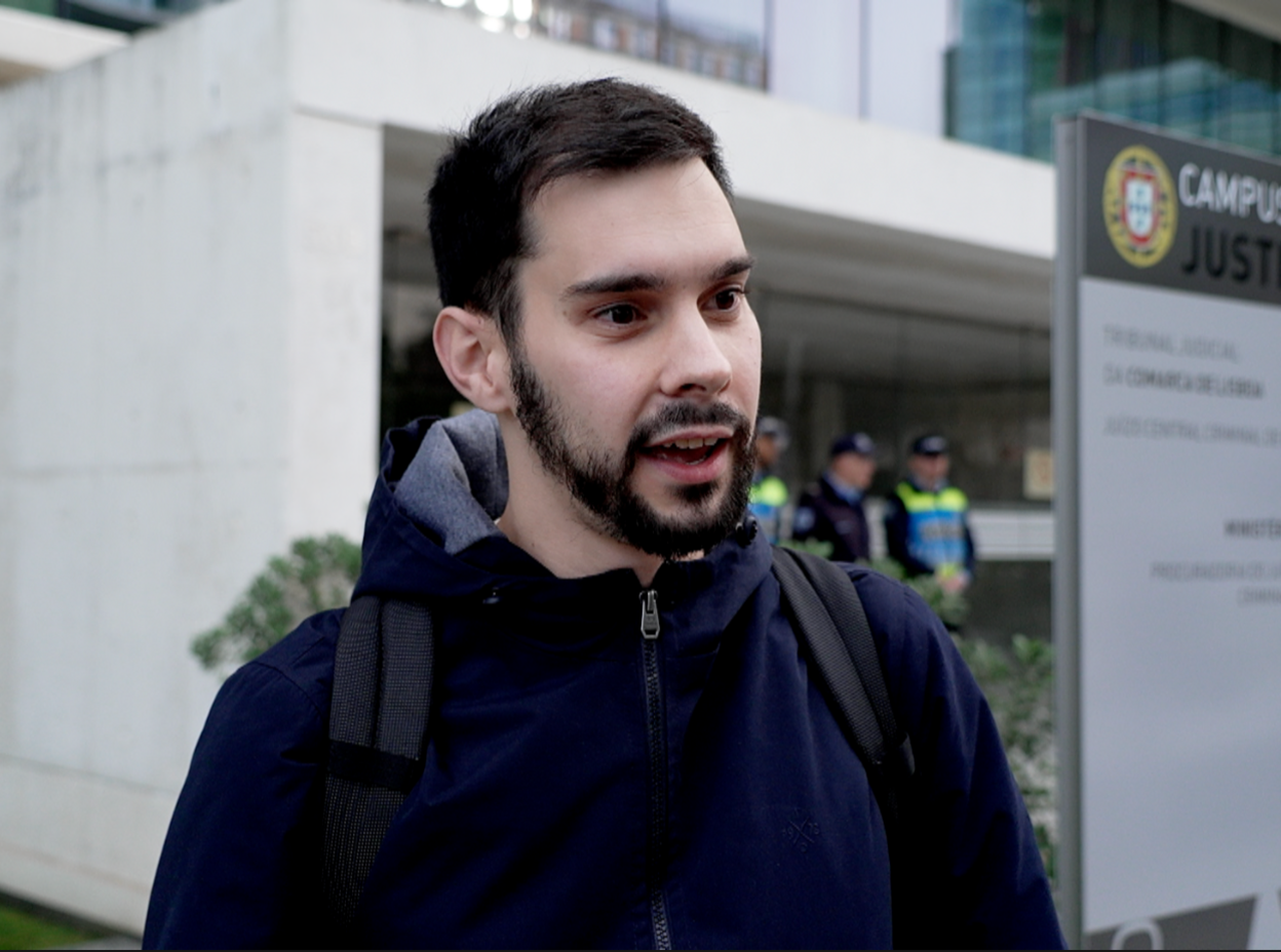 Journalist Miguel Dantas speaks to the BBC