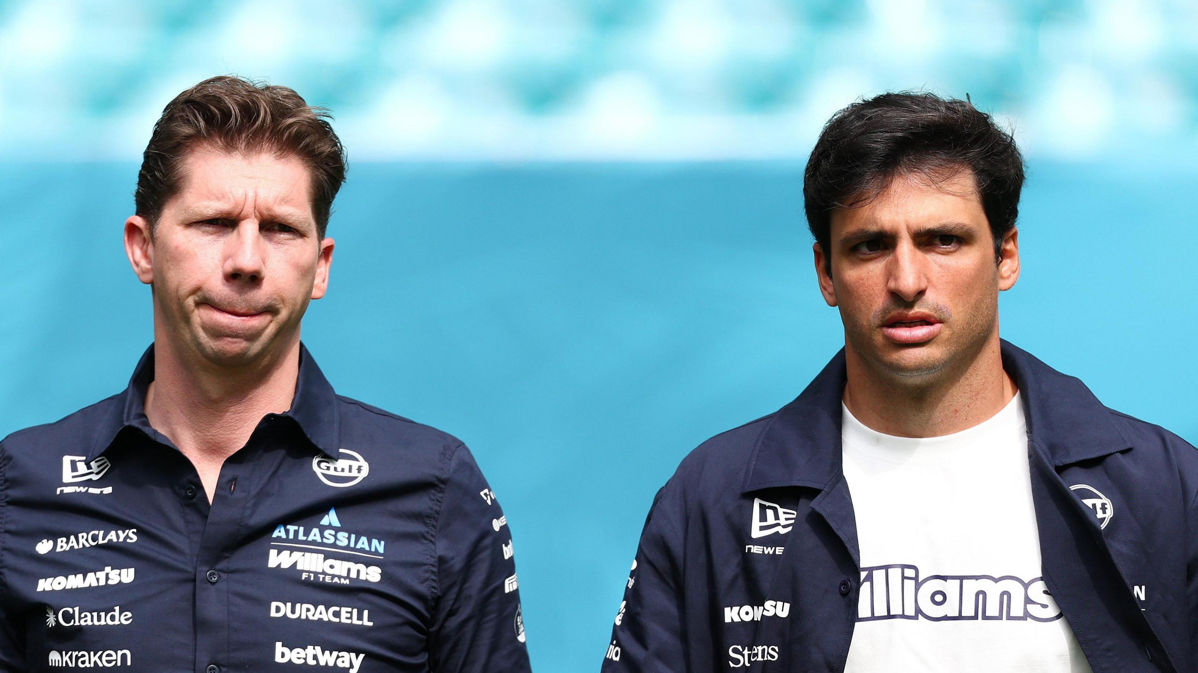 James Vowles and Carlos Sainz