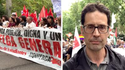 The BBC's Guy Hedgecoe is in Madrid, where a series of marches have been scheduled, after Spain's Congress rejected measures aimed at tackling the country's housing crisis