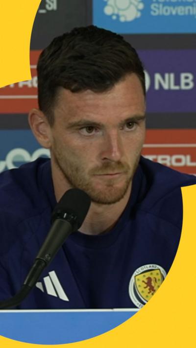 Scotland captain Andy Robertson