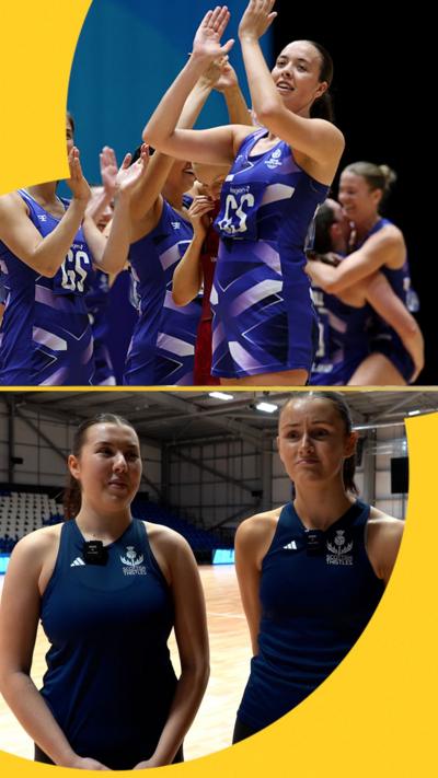 Scottish Thistles Cerys Cairns and Cerys Finn