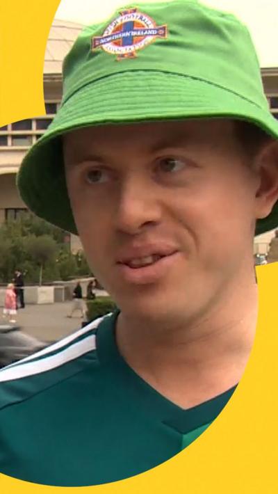 Northern Ireland fans in Tbilisi 