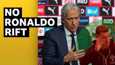 Jorge Jesus and Cristiano Ronaldo