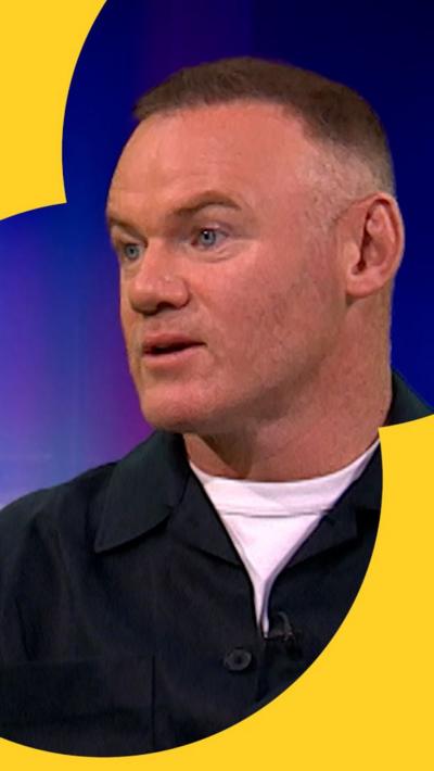 Wayne Rooney talking