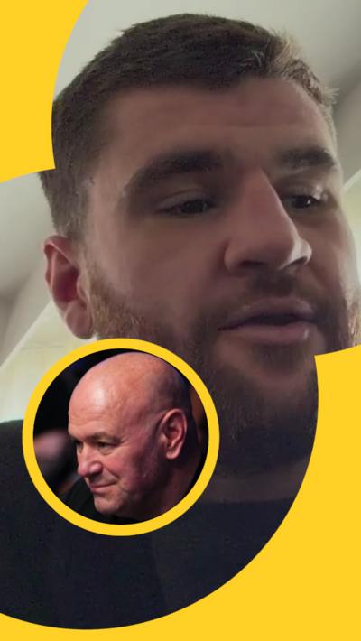 Johnny Fisher and Dana White