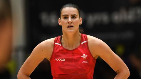 Wales goal shooter Georgia Rowe