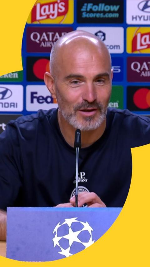 Enzo Maresca in press conference