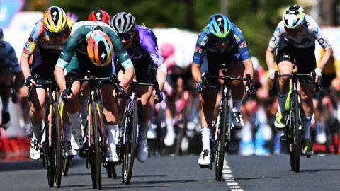 Stage finish at La Vuelta Femenina 2026
