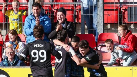 St Johnstone celebrate