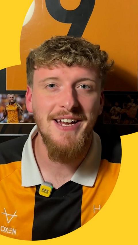 Hull City fan Ryan Frankish