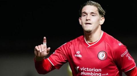 Bristol City's Dominic Ballard celebrates scoring