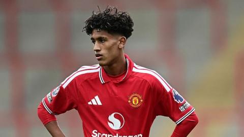 Manchester United's JJ Gabriel