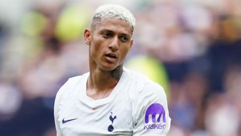 Brazil forward Richarlison playing for Tottenham