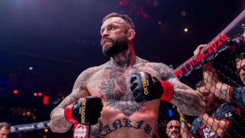 Christian Eckerlin before his fight against Christian Jungwirth in 2024