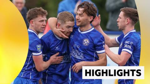 Jamie McGonigle celebrating