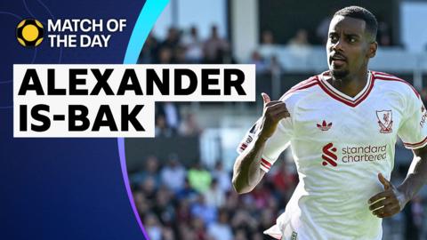 Alexander Isak after scoring 