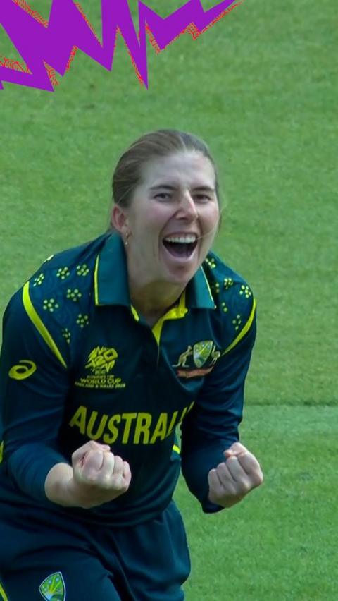 Georgia Wareham celebrates