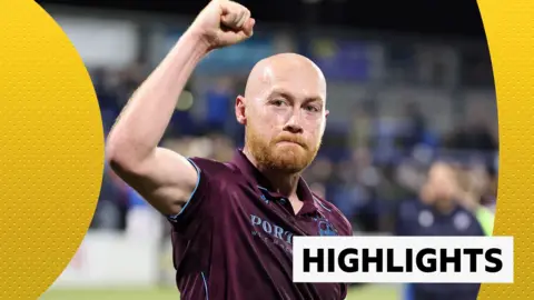 Chris Shields celebrating