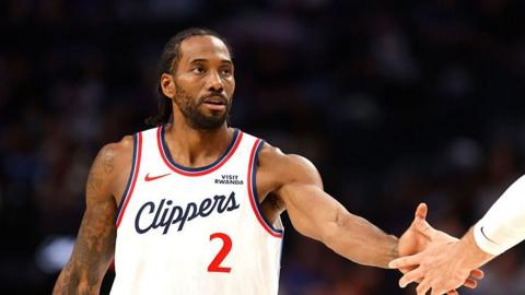 Kawhi Leonard in action for the LA Clippers