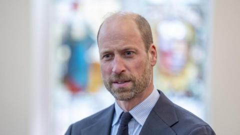 Prince William in a suit