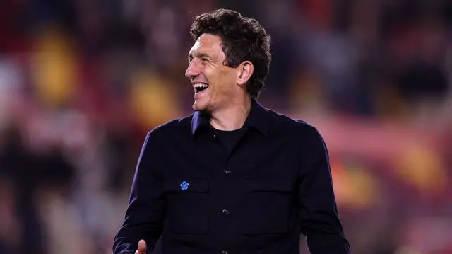 Keith Andrews smiling broadly