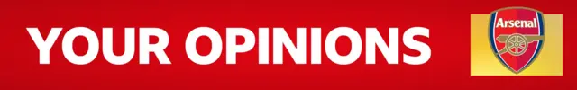 Your Arsenal opinions banner