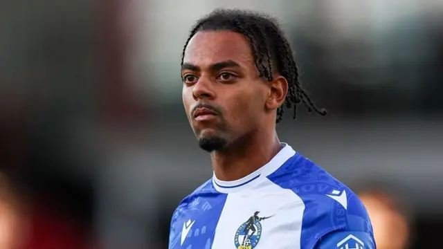 Freddie Issaka in action for Bristol Rovers