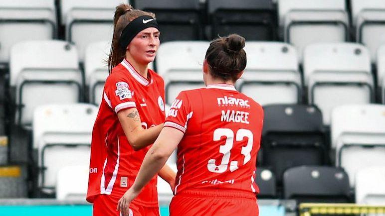 Caitlin McGuinness and Abbie Magee