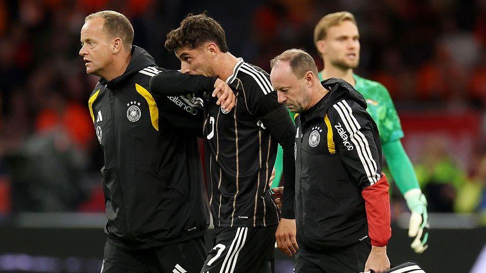 Kai Havertz goes off injured