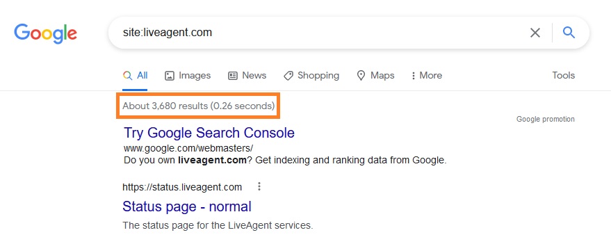 LiveAgent indexing
