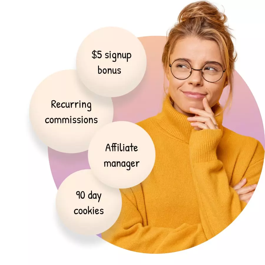 Obtenez un bonus d'inscription de 5 $, des commissions récurrentes, un gestionnaire d'affiliation dédié et des cookies de 90 jours avec le programme d'affiliation LiveAgent.