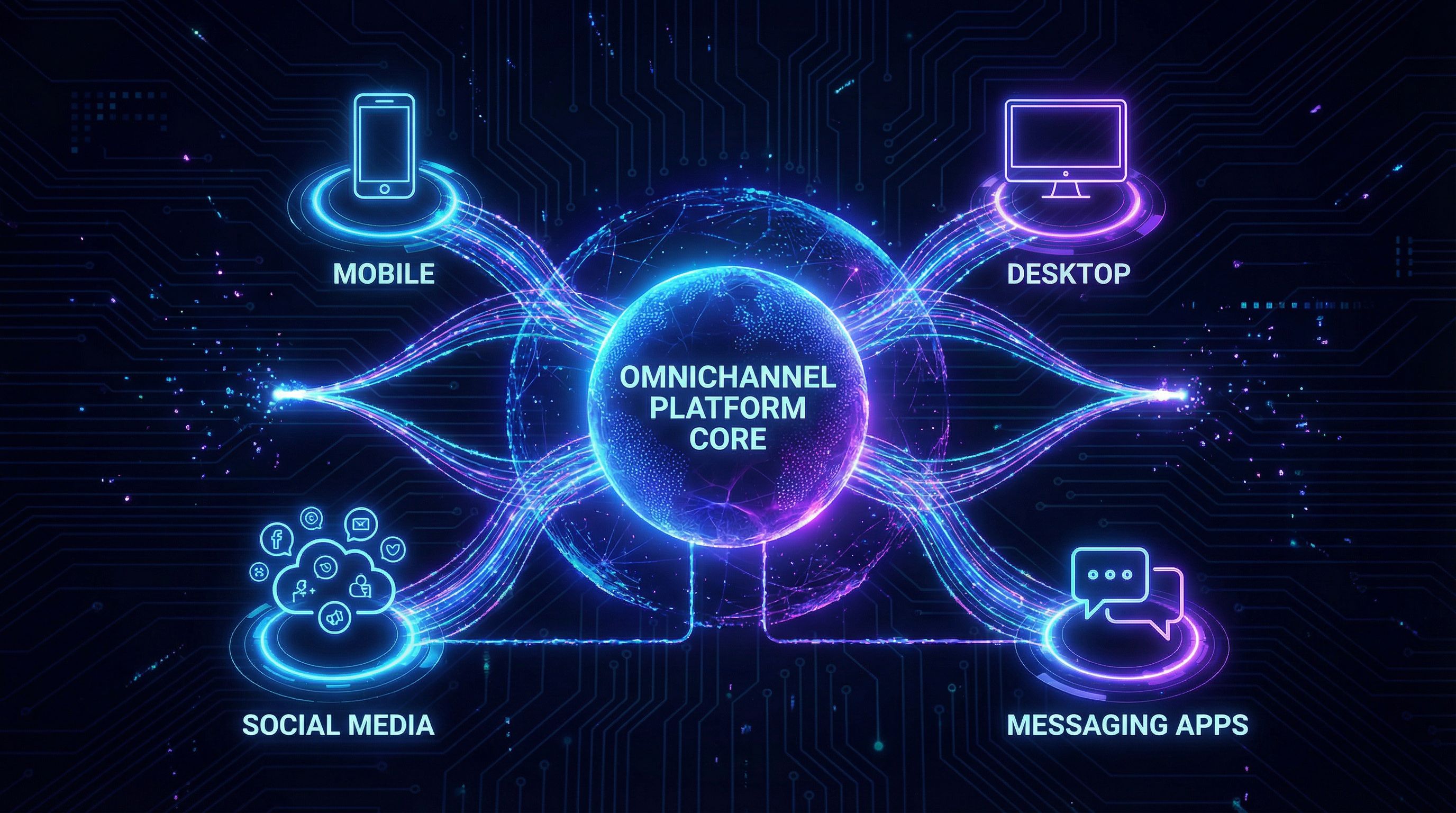 Teknikal na pagpapatupad ng omnichannel support