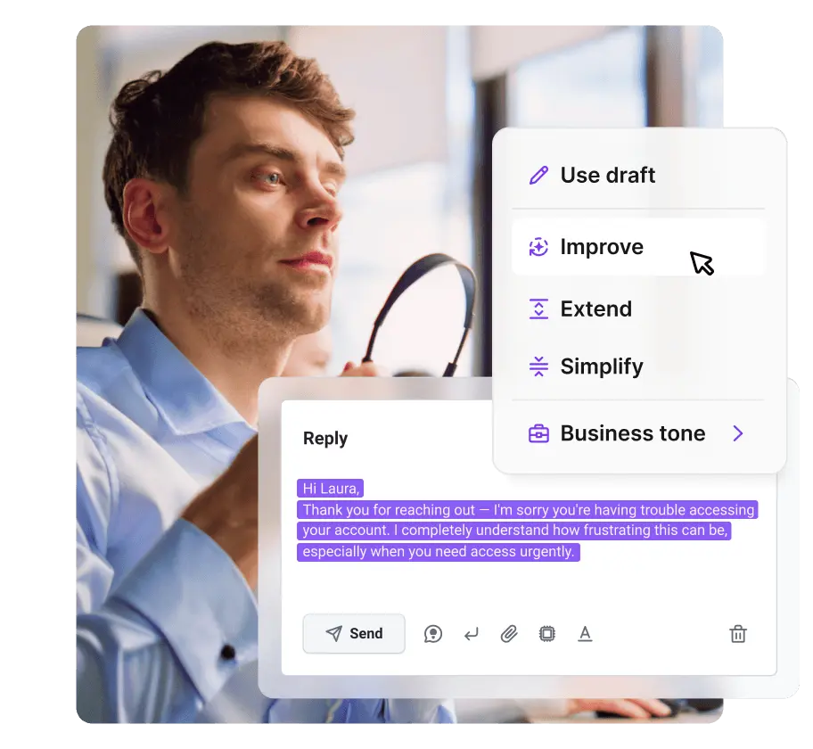 AI Answer Improver pentru agenții de chat în direct