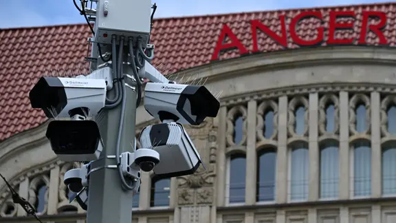 Kameras am Erfurter Anger