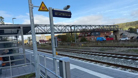 Modernisierter Bahnhof Themar