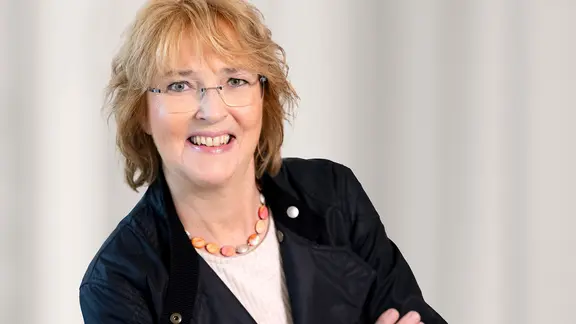 Die Moderatorin Ilka Brüggemann