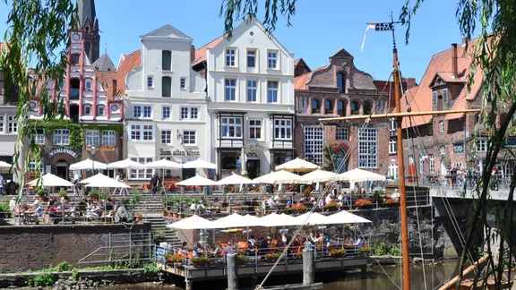 In Lüneburg ist ein Gewässer zu sehen.