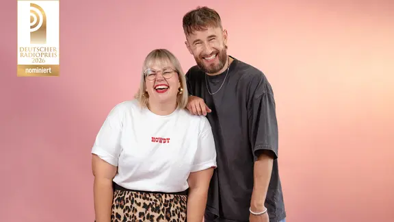 Martina und Greg sind mit eurer N-JOY Morningshow als "Beste Morgensendung" für den Deutschen Radiopreis 2024 nominiert.