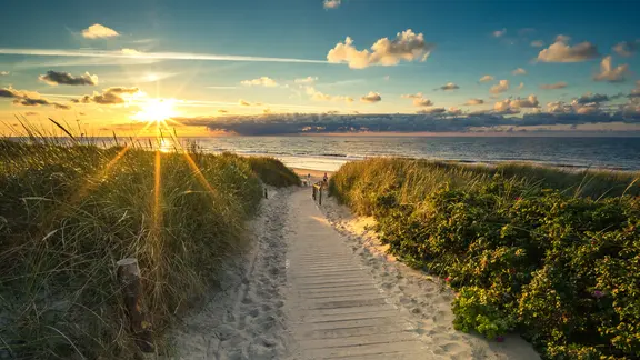 Ein Strand auf Langeoog.
