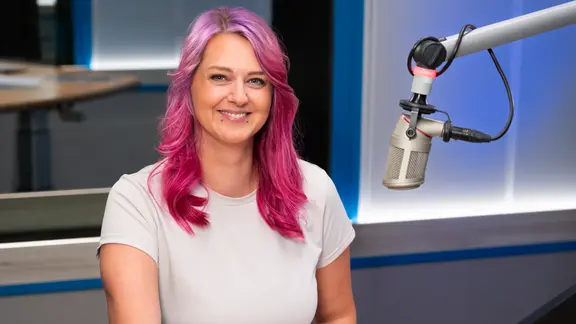 Dania Behm im NDR 1 Radio MV Studio