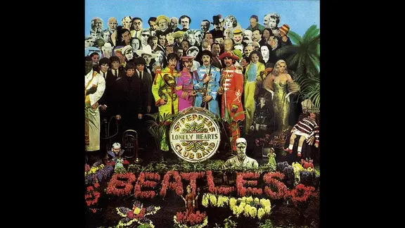 Foto des Plattencovers von Sgt Pepper's Lonely Hearts Club Band, Beatles (1967)