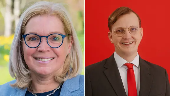 Eine Bild-Kombination zeigt Petra Gerlach und Alexander Mittag.