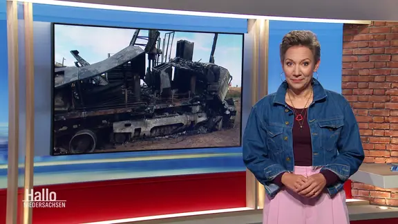 Moderatorin Christina von Saß im Studio